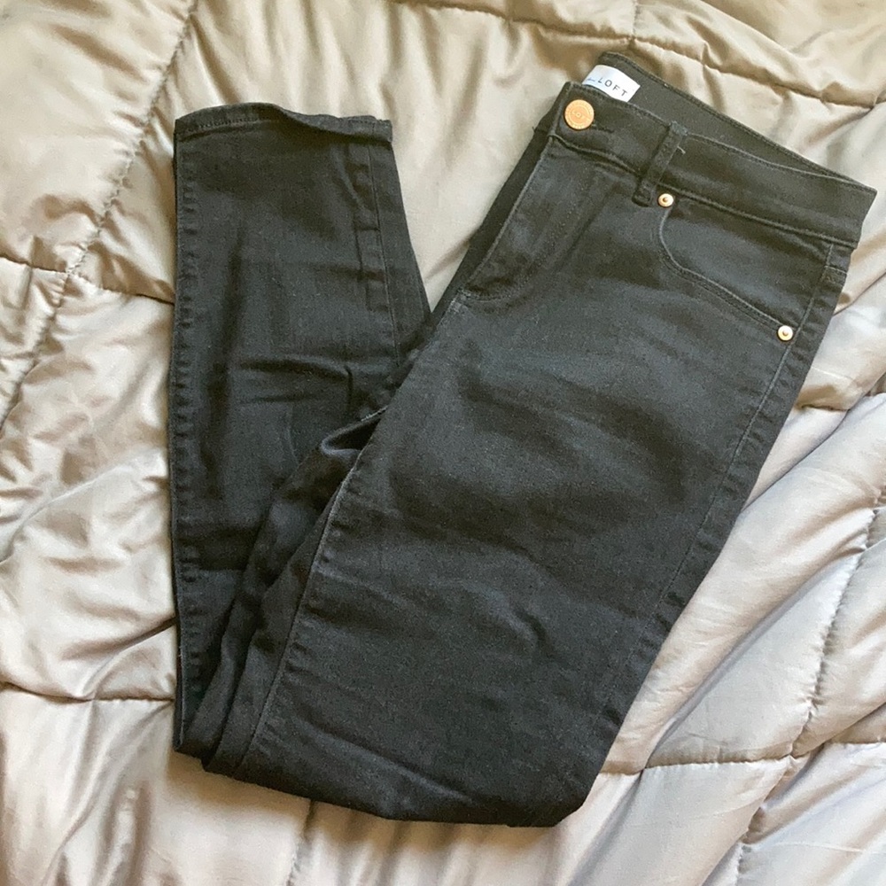 LOFT Black Denim Legging